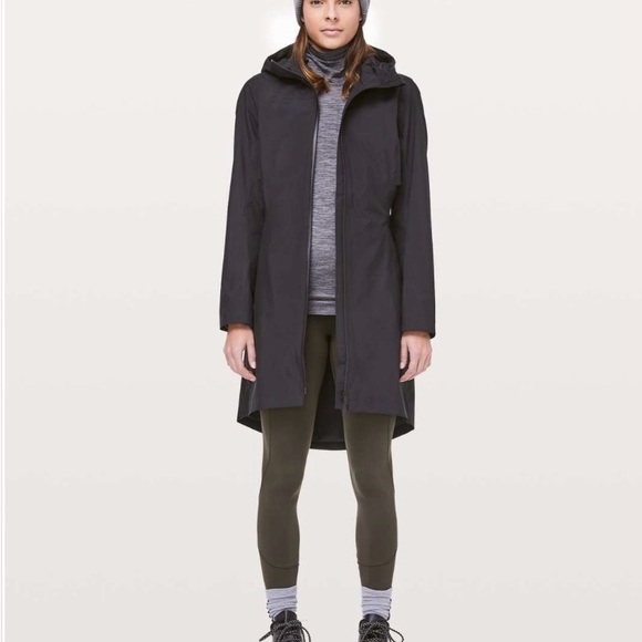 lululemon Rain Rebel Jacket Black 6 NWT - Picture 8 of 14